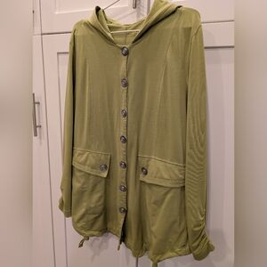 Neon Buddha Hooded Coat